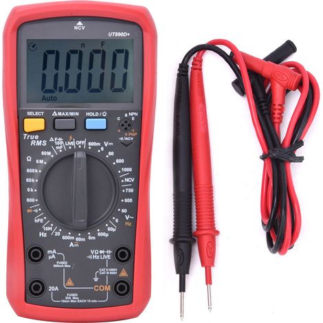 Uni-t Ut890d 6000-stelliges Rms-multifunktions-digitalmultimeter (handgerät)