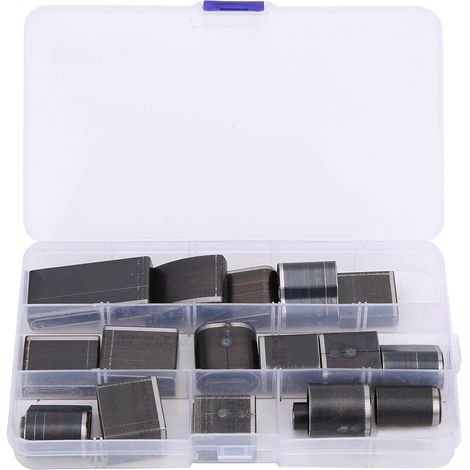39-teiliges Set Hohllocher Für Leder, Kurze Lochzangen Für Gürtel, Ovale, Runde Und Quadratische Formen