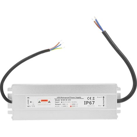 24v 150w Ip67 Wasserdichtes Led-netzteil Für Lichtleisten, 6,25a Transformator
