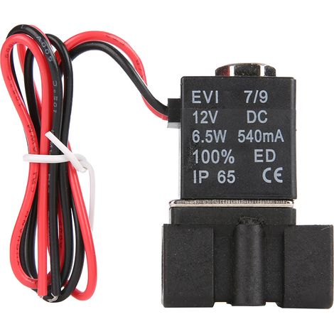 1/8" Npt 2-wege-magnetventil Aus Kunststoff, Normalerweise Geschlossen (nc), 12 V Dc