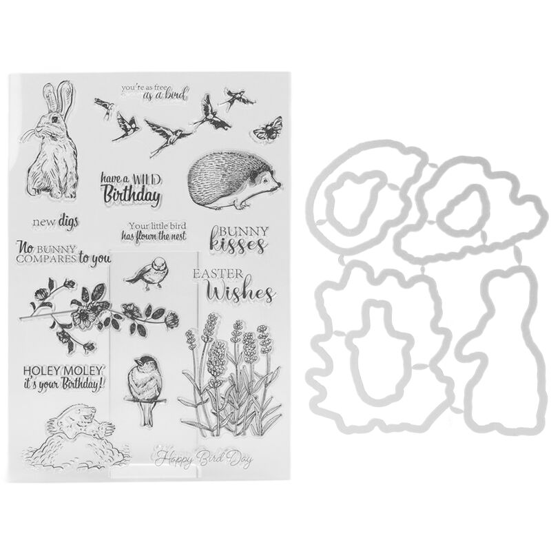 Einzigartiges Stempelset Mit Stanzformen Für Diy-scrapbooking