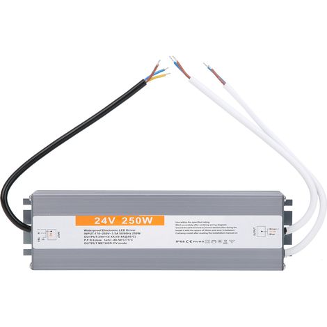 Wasserdichtes 250-w-led-netzteil, 24-v-gleichstromtransformator Für Außenbeleuchtung