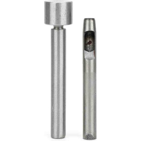 3-teiliges Ösenstanzen-set Aus Edelstahl – Matrizensatz Für Bekleidungsknöpfe – 8 Mm Runde Löcher
