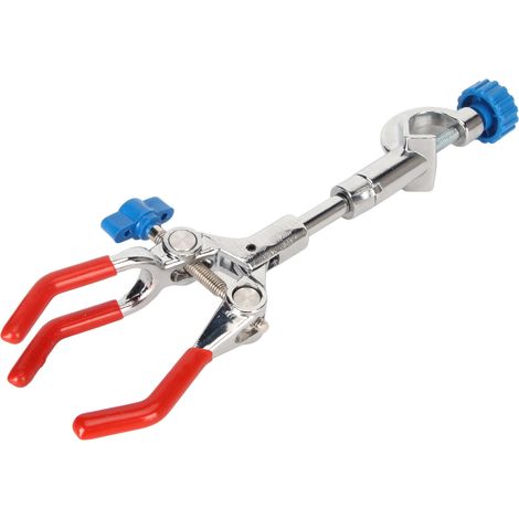 Dreizackige Laborpinzette Mit Gummibeschichtung Und Druckregulierung Für Fläschchen Bis Zu 8,9 Cm Durchmesser