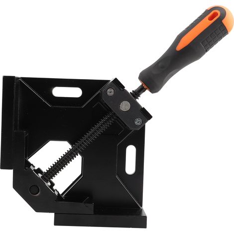 90°-winkelschraubstock Für Holzbearbeitung, Schnellspann-aluminium-spannwerkzeug (schwarz)
