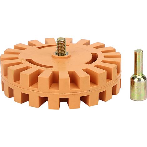 4-zoll-gummirad Für Pneumatisches Entlacken – 25-mm-reinigungsscheibe Für Aufkleber, Farbe Und Klebstoffe
