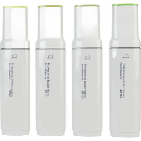 Nachfüllbarer Filzstift Mit Breiter Spitze, Alkohol-tinte, Für Graffiti Und Außenmalerei, Gelbe Und Grüne Serie
