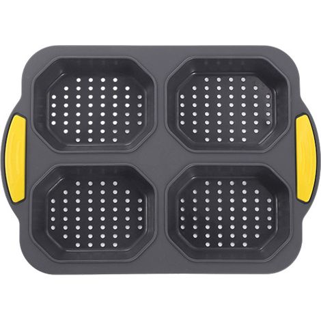 Silikon-brotform Für Hamburger Und Brötchen, Antihaftbeschichtet Und Hitzebeständig, Ideal Zum Backen Im Backofen