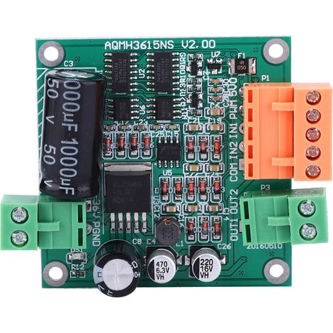 Leistungsstarke Dc-motorsteuerplatine 12v 24v 36v H-brücke Bidirektionale Rotation Voll-pwm