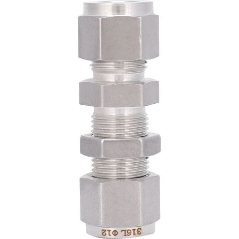 Doppelt Verpresste Verschraubung Aus Edelstahl 316 Für Schottverschraubungen, 1/2" Durchmesser