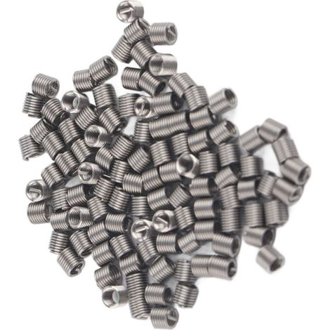 100 Stück Spiralförmige Gewindeeinsätze Aus Edelstahldraht Ss304, Gewickelt (m20.42 D)