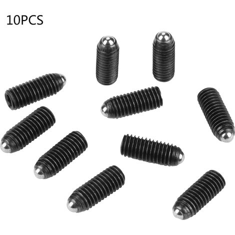 10 Stück M8-federkugelbolzen Aus Kohlenstoffstahl, Sechskantaufnahme (m8x20mm)