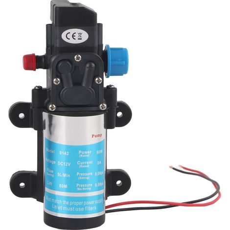 12v 60w Selbstansaugende Elektrische Membranwasserpumpe Mit Druckschalter