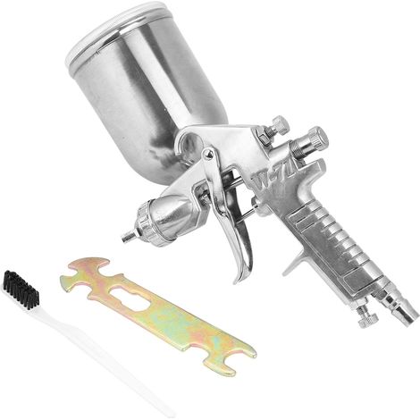 Pneumatische Farbpistole Mit 1,5 Mm Düse Und 400 Ml Reservoir, Schwerkraftzufuhr.