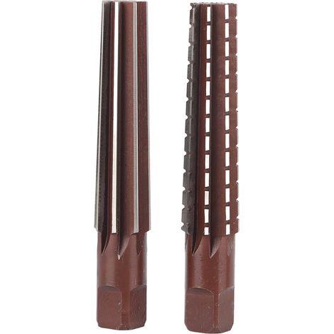 2 Stück Morsekonus-reibahle Mt4 Aus Hochkohlenstoffhaltigem Stahl, Gerader Schaft Für Präzises Finish