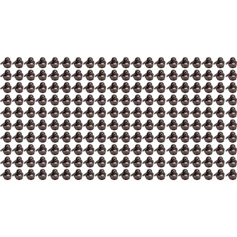 200 Messingnieten Für Handtaschen, Robuste Zugringe, Verschlüsse Für Kleidung Und Heimwerkerzubehör, 9 Mm