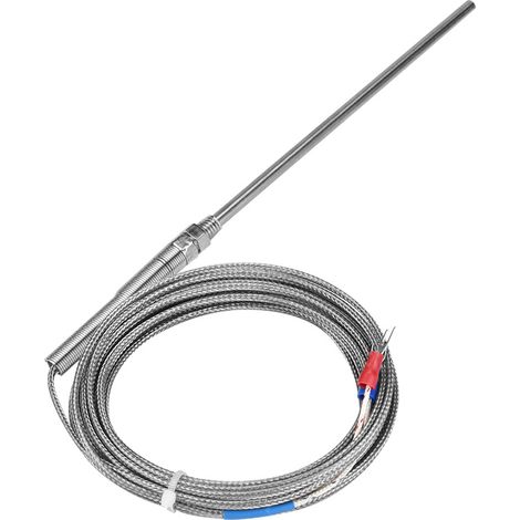 Temperaturfühler Typ K Mit Thermoelement, M8-gewinde, 150 Mm, 0–400 °c, 5 M Kabel