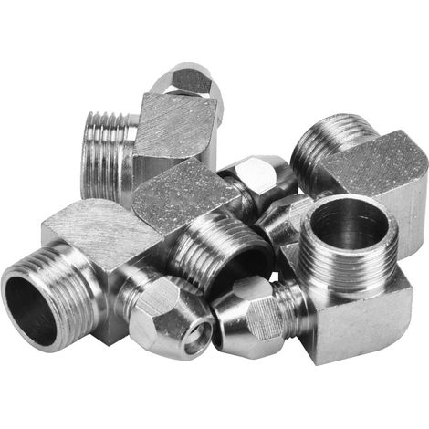 5-teiliges 90-grad-schnellkupplungsset Für Druckluftschläuche Mit Außengewinde (3/8" 10 Mm)