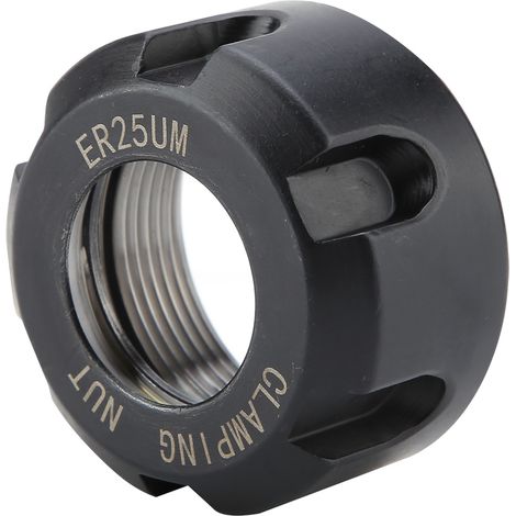 Stück Dynamische Metall-spannmutter Er25um Für Drehbankfutter (schwarz M32x1,5)