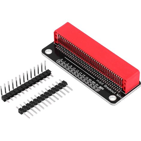 Vergoldeter Erweiterungskartenanschluss Für Micro:bit, 2,54 Mm Pins, Rot