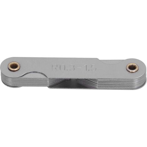 Metrische Und Zöllige Gewindelehre, Integriertes Klingenmesswerkzeug R0,3–1,5 Mm Für Hardware