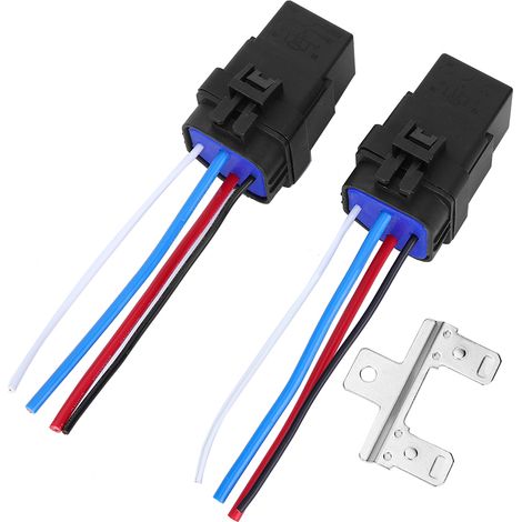 Satz 12v Dc 40a 4-pin Kfz-relais Mit Wasserdichter Verkabelung Und Integriertem Stecker