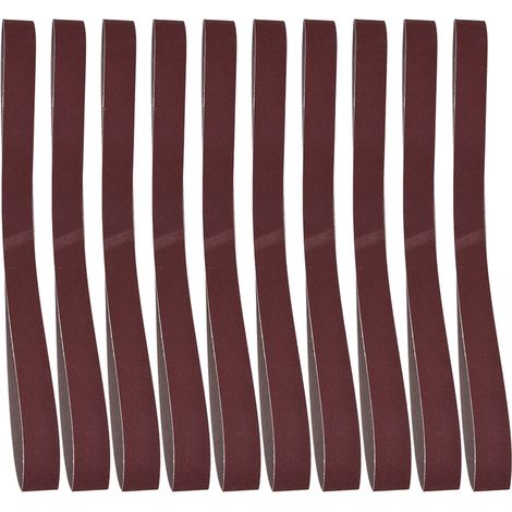 10 Schleifbänder 30x1 Zoll Für Bandschleifer, Körnung 60-180, Ideal Für Feines Bis Mittleres Schleifen.