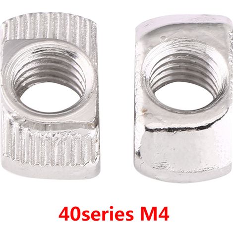Hammerkopfmutter Aus Vernickeltem Kohlenstoffstahl Für Aluminiumprofile, T-nut-system (eu40 M419.58)