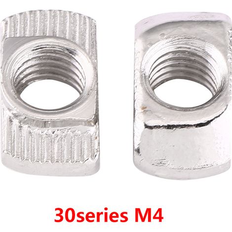 Hammerkopfmutter Aus Vernickeltem Kohlenstoffstahl Für Aluminiumprofile, T-nut (eu30 M415.58)