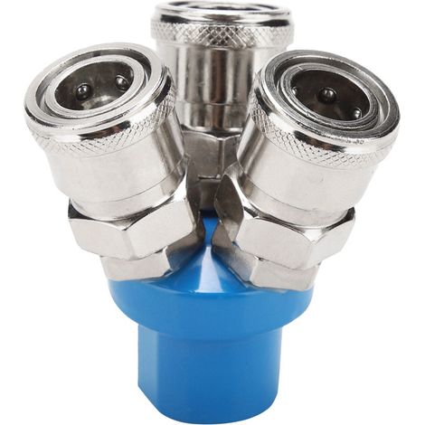 Schnellkupplung Für Druckluft Typ C 1/4" Für Luftkompressor (3-wege)