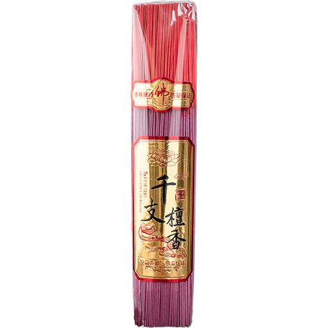1000 Rauchfreie Sandelholz-räucherstäbchen, Langanhaltender Duft Für Zuhause Und Tempel, 32,5 Cm, Rot