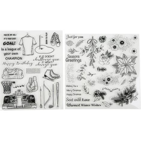 Transparenter Gummistempel Für Scrapbooking Und Selbstgemachte Grußkarten