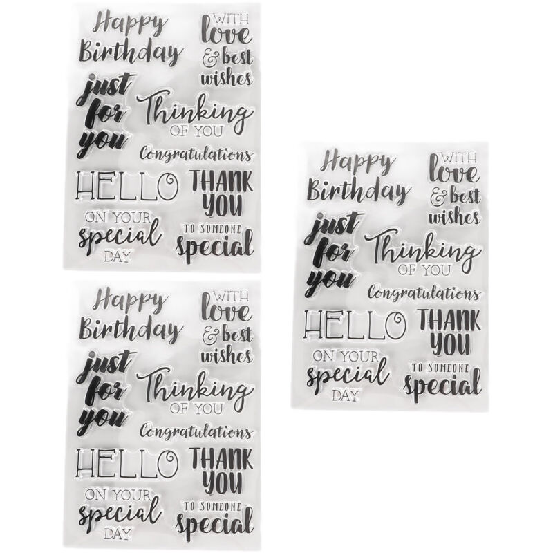 Transparente Tpr-stempel Für Scrapbooking, Grußkarten Und Fotoalben – Wiederverwendbar Und Ideal Zum Selbermachen