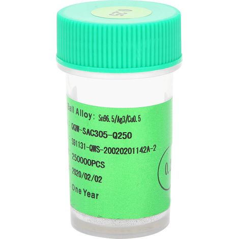 Bleifreie 0,25-mm-lötkugel Für Leiterplattenreparatur Und Reballing – 250k-zinnkugel