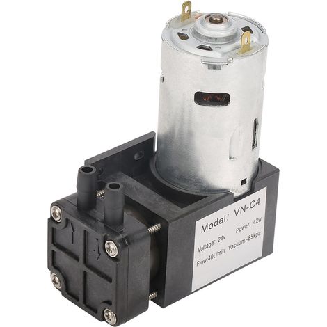 24-v-mini-ölfreie Vakuumpumpe, 40 L/min Fördermenge – 85 Kpa Für Gas Und Luft