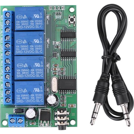 Ad22b04 4-kanal 12v Dtmf-decoder Für Fernsteuerung Über Telefon Und Sps-relais