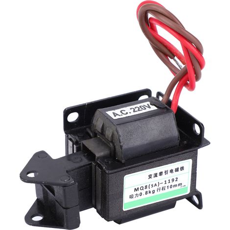 220-v-wechselstrom-traktionselektromagnet, 10 Mm Hub, 7,9 N Kraft, Modell Mq8(sa)-1192, Hohe Qualität