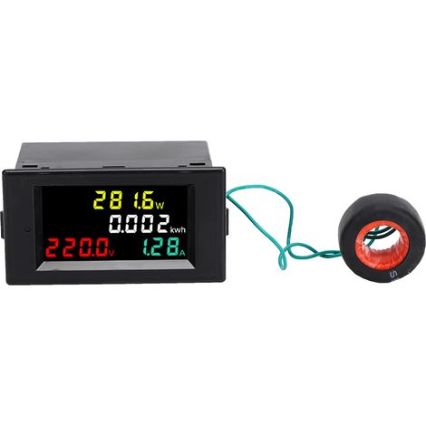Hochpräziser Led-energiemonitor Für Wechselstrom, Multifunktions-spannungs- Und Strommessgerät Für 220 V Wechselstrom.