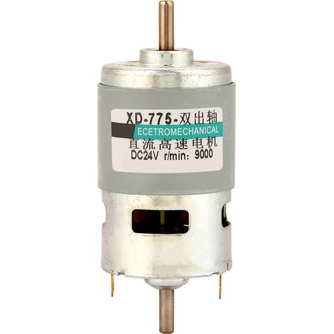 50-w-doppelwellen-gleichstrommotor, 24 V, 9000 U/min, Hohes Drehmoment Für Industrielle Anwendungen