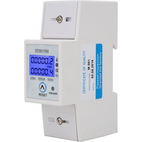 Einphasen-digital-energiezähler Dds015m 230v Mit Digitalanzeige Und Reset-funktion