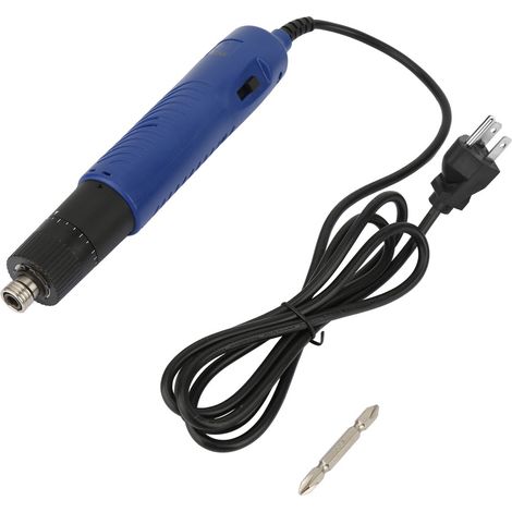Tragbarer 1/4"-elektroschraubendreher Mit Geradem Bohrfutter Und Einstellbarem Drehmoment (110v Us-stecker)