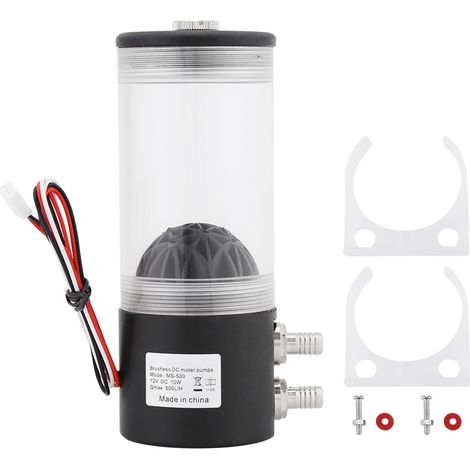 Leise 10w 12v Dc Wasserpumpe Für Co2 Cpu-kühlung, 500l/h Wärmetauscher, Ausgleichsbehälter Inklusive.