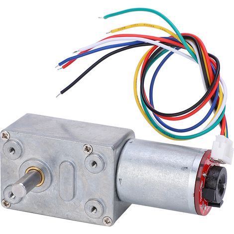 Drehmomentstarker Schneckengetriebemotor Mit Encoder 12v Jgy371 400rpm