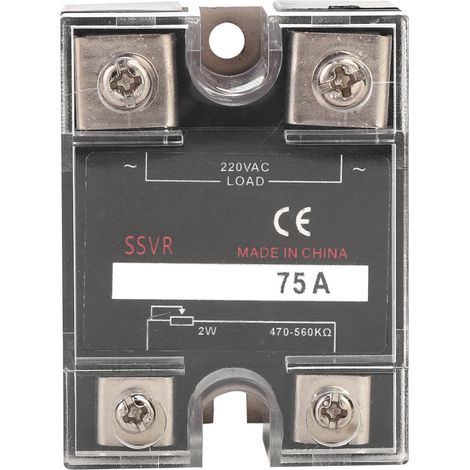 Einphasiger Halbleiter-spannungsregler Ssvr 470-560kω Last 220vac Netzteil (berm-r 75a)