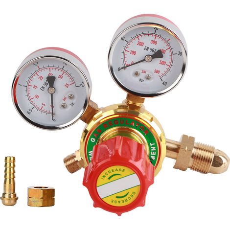 Wx Yqe-03/60 Acetylen-manometer, Druckminderer Für Schweiß- Und Schneidbrenner, G5/8-anschluss Cga580