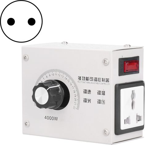 4000-w-scr-spannungsregler, Hochleistungsdimmer, Thyristor-controller, Ac 110/220 V, Eu-stecker