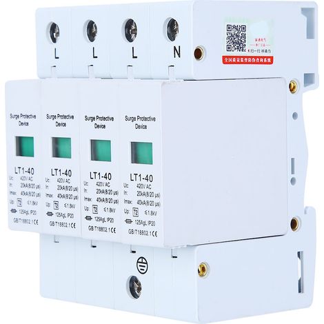 4p Lt1-40 40ka Niederspannungs-überspannungsableitermodul, Weiß, Für Geräte
