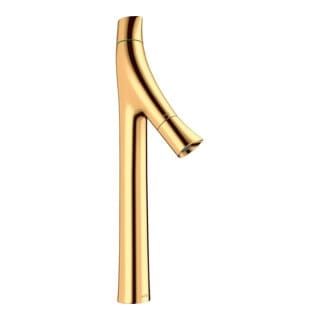hansgrohe Zwei-Griff-Waschtischarmatur 240 Axor Starck Organic A 124mm, unver Abl.garn, pol. gol opt