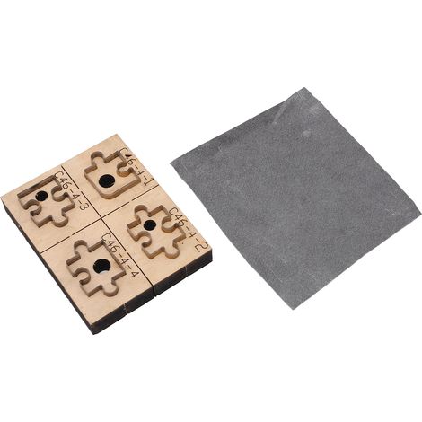 C46 Lederschneider, Puzzle-design, Dicker Kohlenstoffstahl, Solide Basis Für Einfaches Schneiden Von Lederstreifen