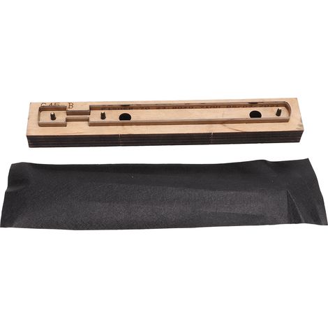 C45b Lederschneidform, Holzsockel, Hohe Härte - Für Diy-lederbastelarbeiten Und Diy-projekte
